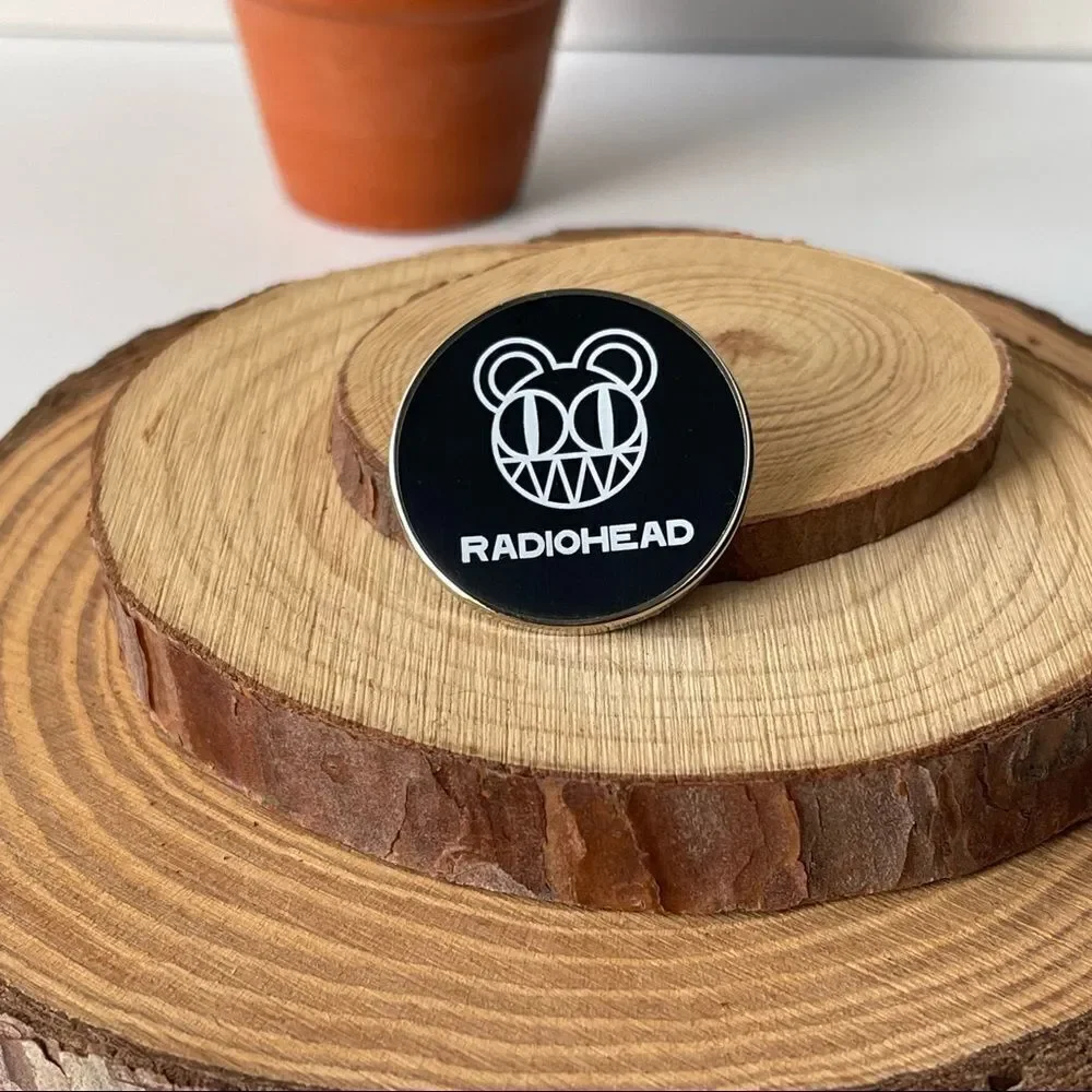 Radiohead Enamel Pin/ Brooch Lapel